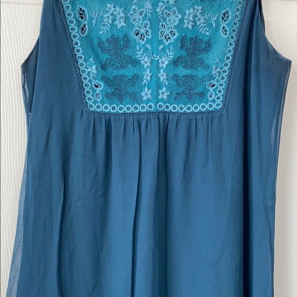 MINT by Jodi Arnold Green Silk Dress Size 8 - Picture 6 of 13